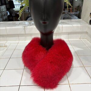 NWOT Red Fox Fur Scarf